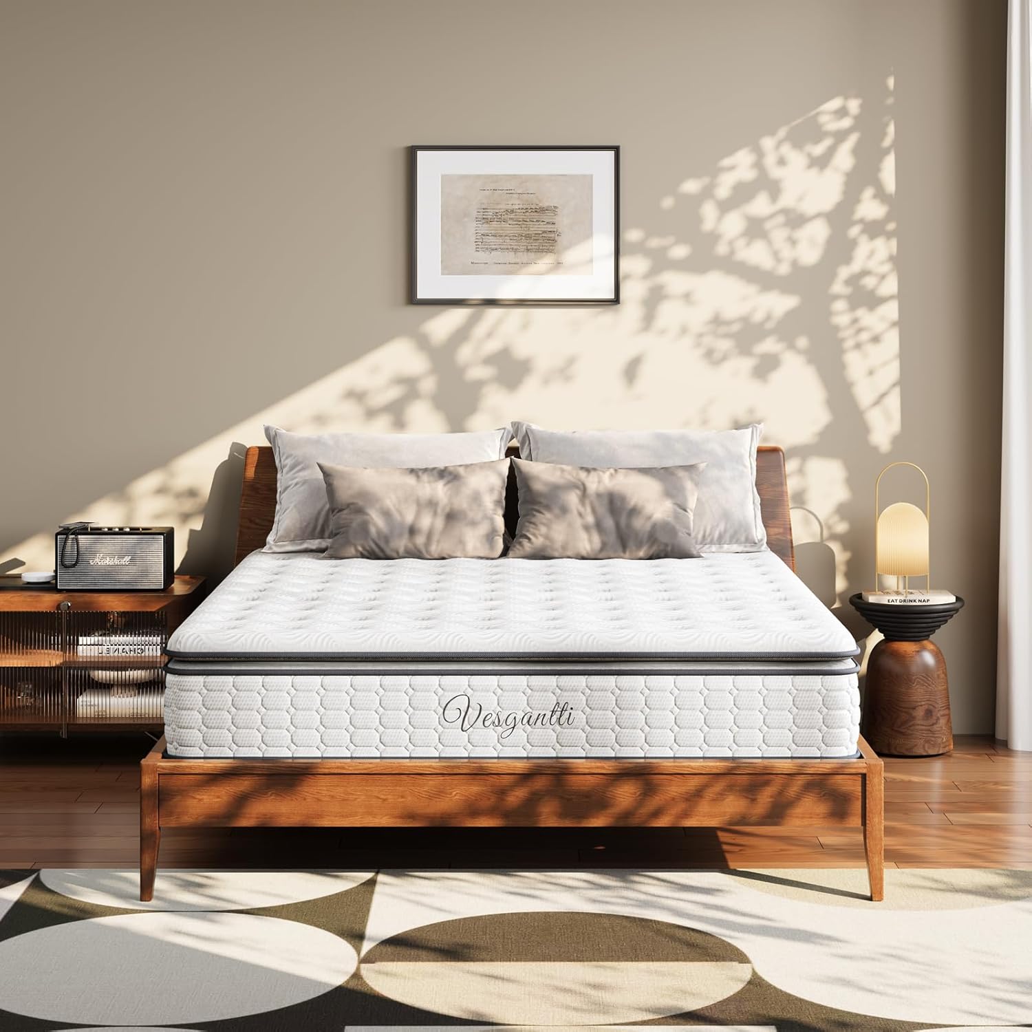 Thumbnail 1 de Vesgantti 3FT Single 10.6 Inch Pocket Sprung Mattress