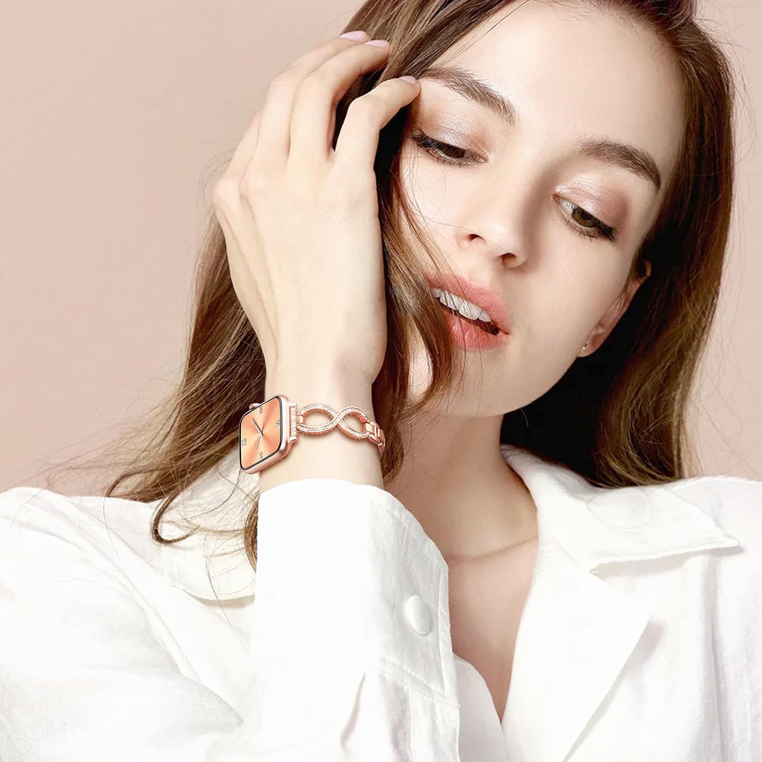 Thumbnail 6 de Filoto Bling Band Slim Metal Jewelry Bracelet for Apple Watch