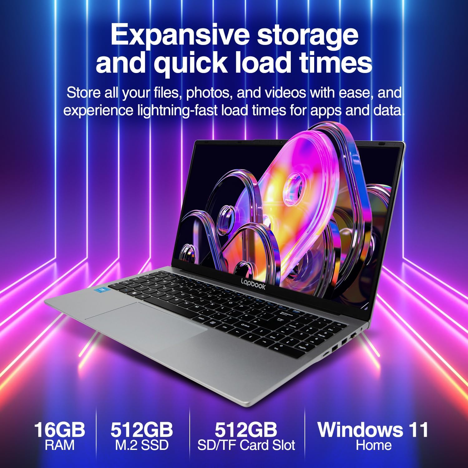 Thumbnail 2 de 15.6" Full HD Laptop (S15 N2) — 16GB RAM, 512GB M.2 SSD, Windows 11 Home