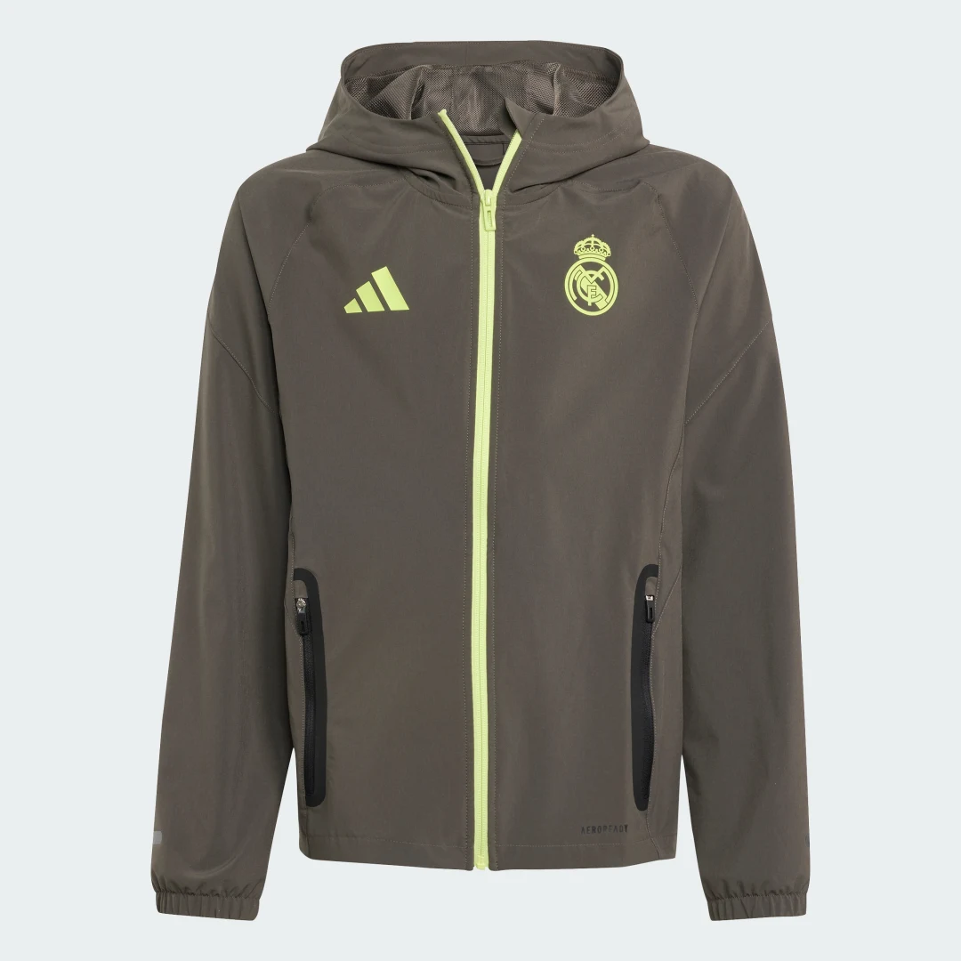 Detalle 2 de Chaqueta Real Madrid Tiro 25 Competition Vis Tech Travel de Adidas