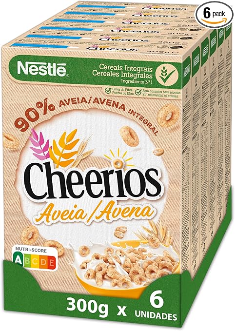 Nestlé Cheerios Avena 300g 🥣 Pack de 6