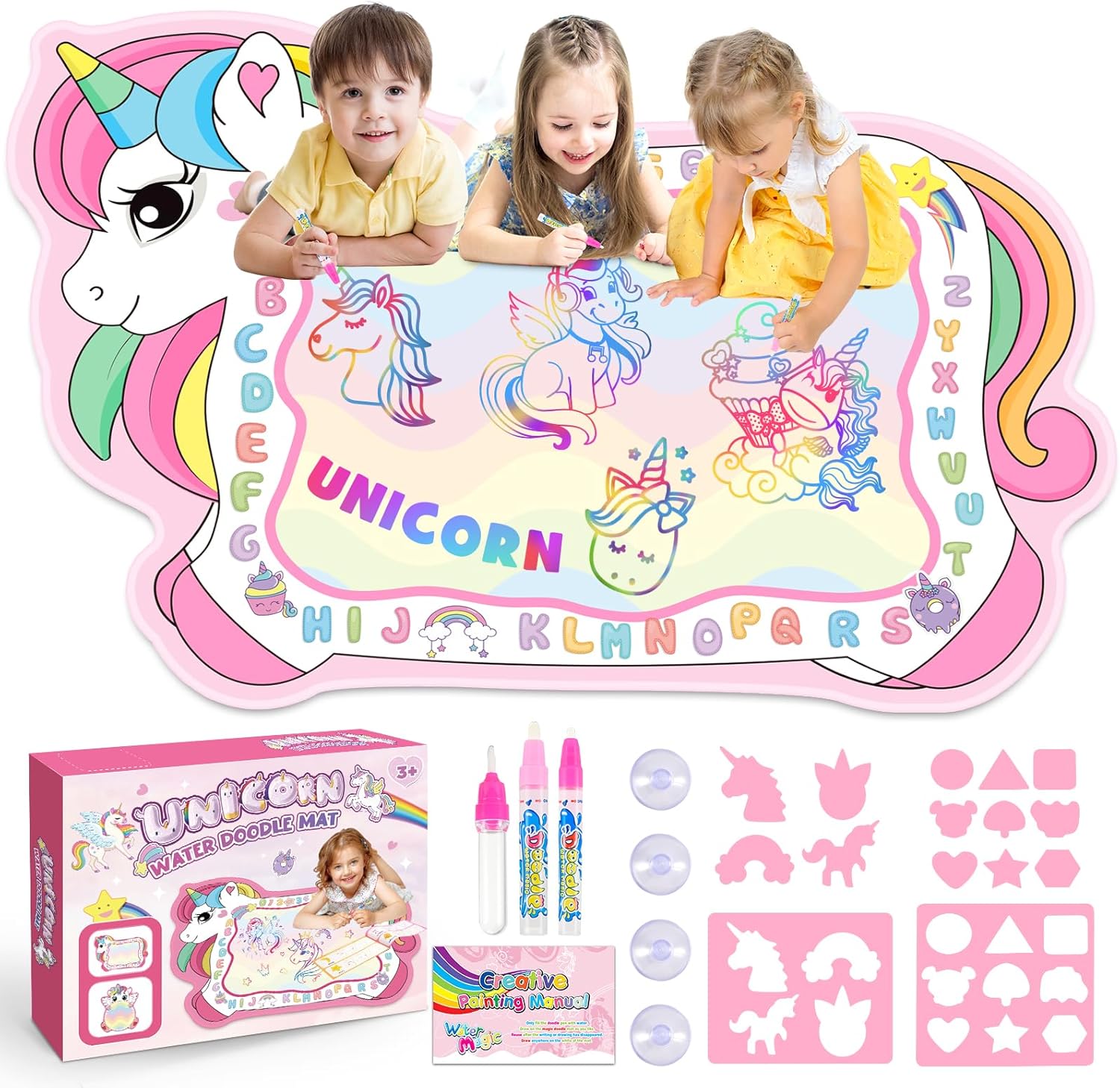 Unicorno Tappeto Gioco Magico per bambine 2–4 anni