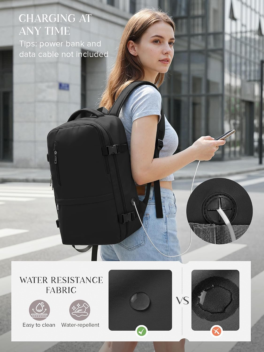 Thumbnail 4 de Hayayu Cabin Bags 22L Ryanair underseat bag