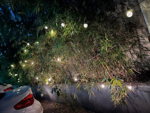 Thumbnail 8 de sylvwin G40 Guirnalda de luces exterior 18 m, 8 modos blanco cálido