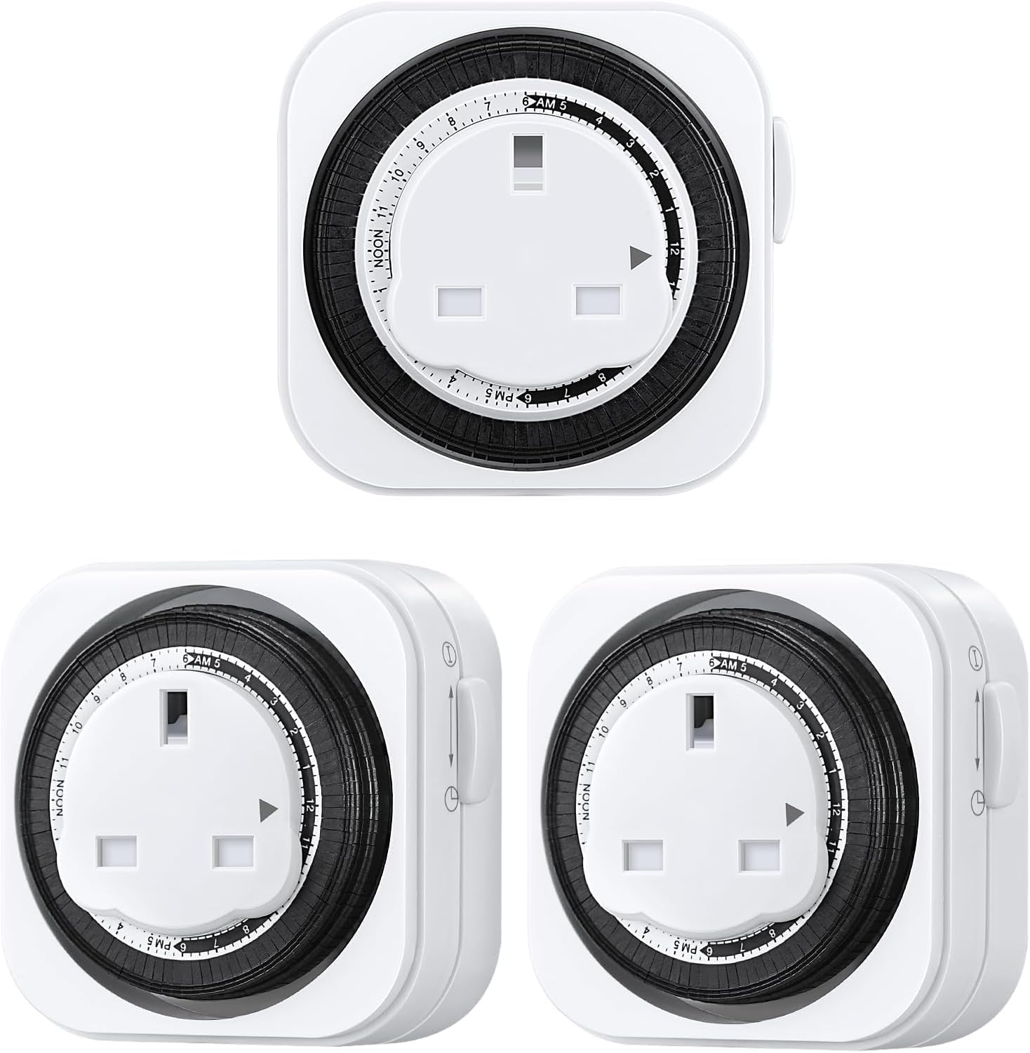 Detalle de DEWENWILS Mechanical Indoor Timer Socket 24‑hour ⏱