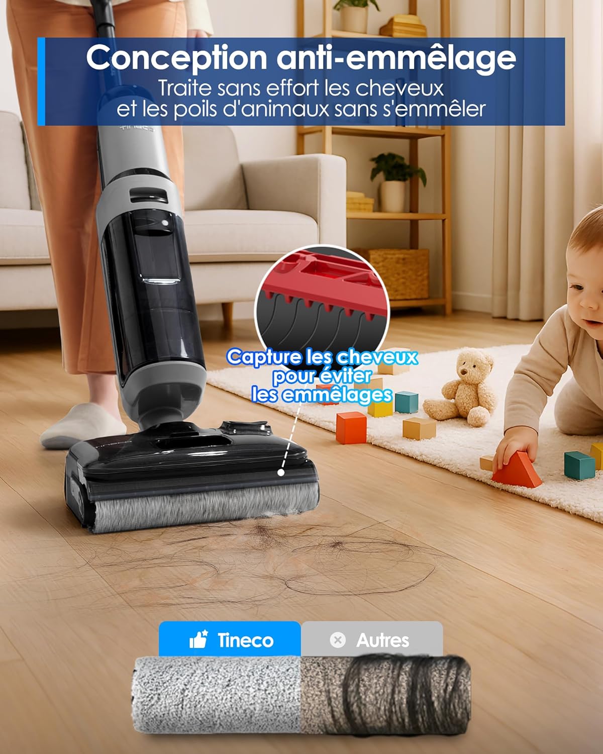 Thumbnail 2 de Tineco i5 Stretch aspirateur laveur 20 kPa 🧹