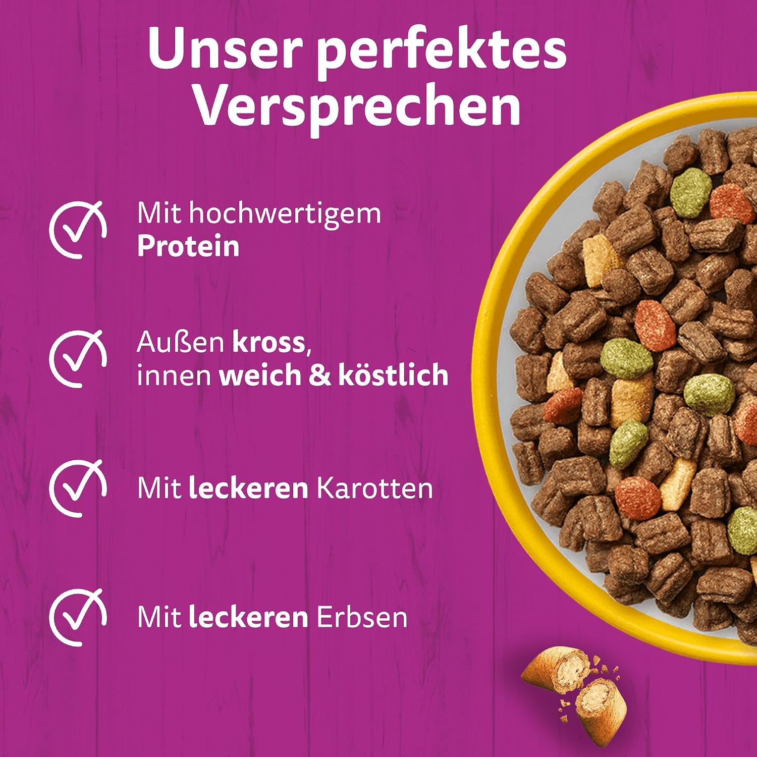Detalle de WHISKAS Trockenfutter Adult 7 kg mit Huhn – ausgewachsene Katzen