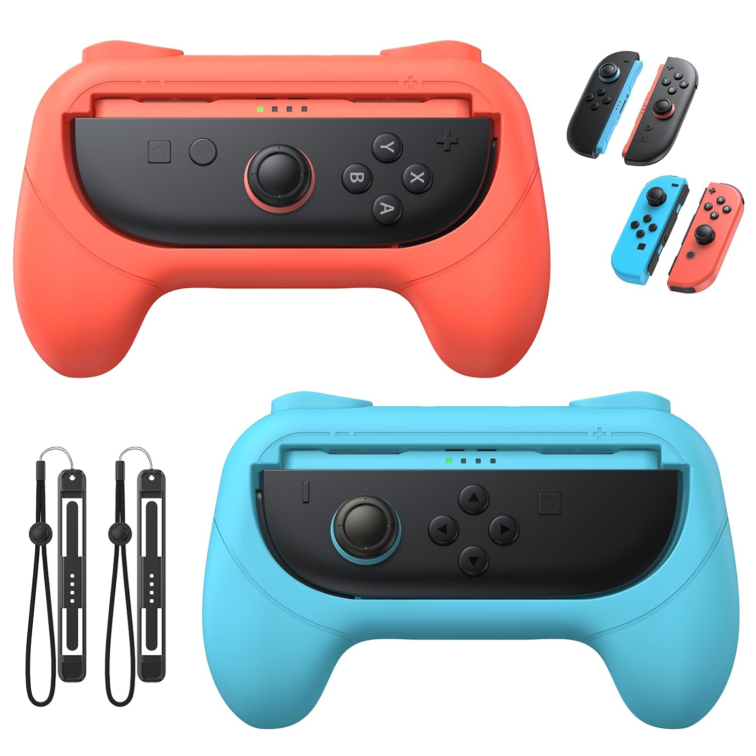 Detalle de FASTSNAIL Anti-Rutsch Griffe für Switch 2, 2 Bänder