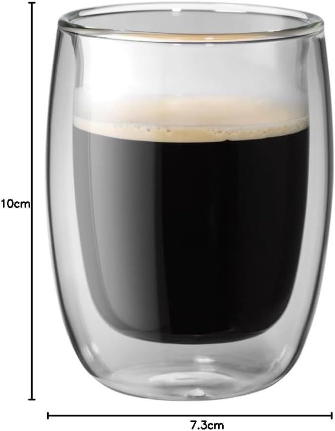 Thumbnail 5 de ZWILLING Sorrento 39500-077-0 – szklanki do kawy 2 × 200 ml, szkło borokrzemowe