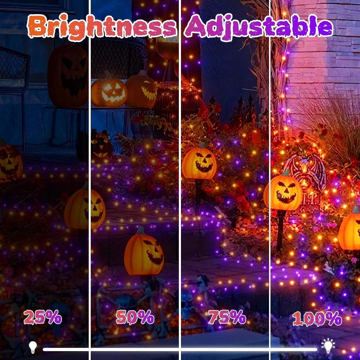 Thumbnail 4 de VTECHOLOG Halloween String Lights, 300 LEDs