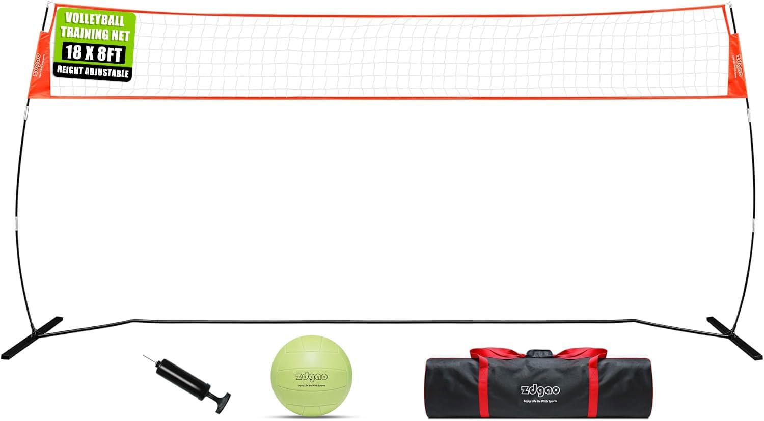 Thumbnail 6 de Zdgao Portable Volleyball Net 18FT