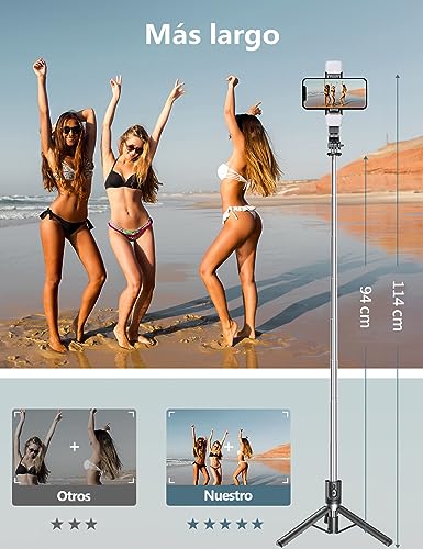 Detalle de Selfie Stick Tripod with Light 45"