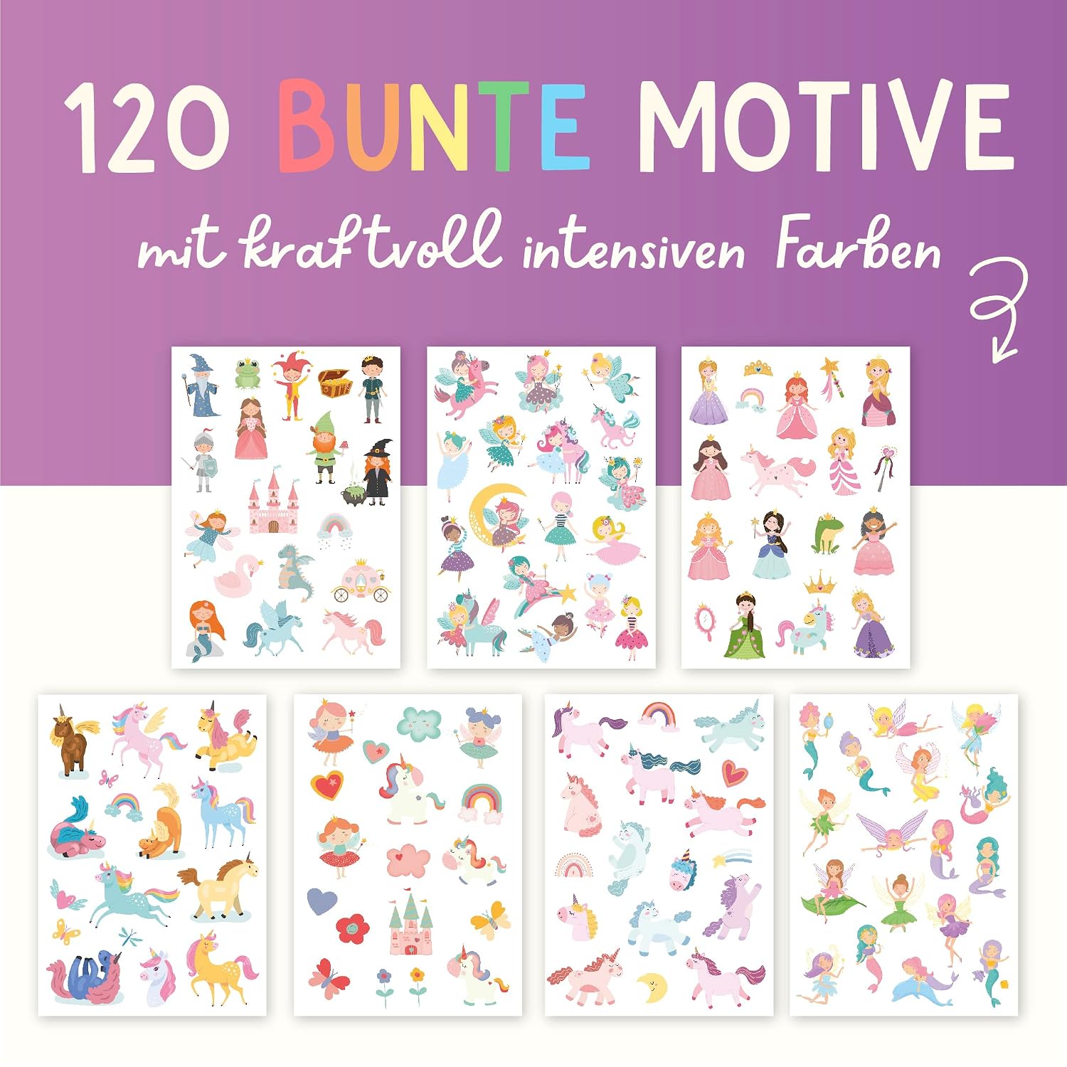 Detalle de Kinder Tattoos Famifidus 120 hautfreundlich