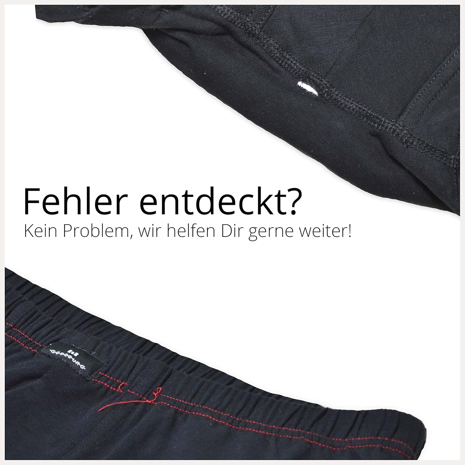 Detalle 2 de Götzburg Boxershorts Herren 6er Pack – Feinste Baumwolle, bequem und pflegeleicht