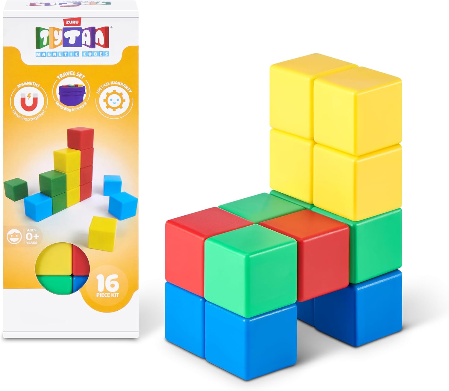 Detalle de ZURU Magnetic Cubes 16-Piece Playset