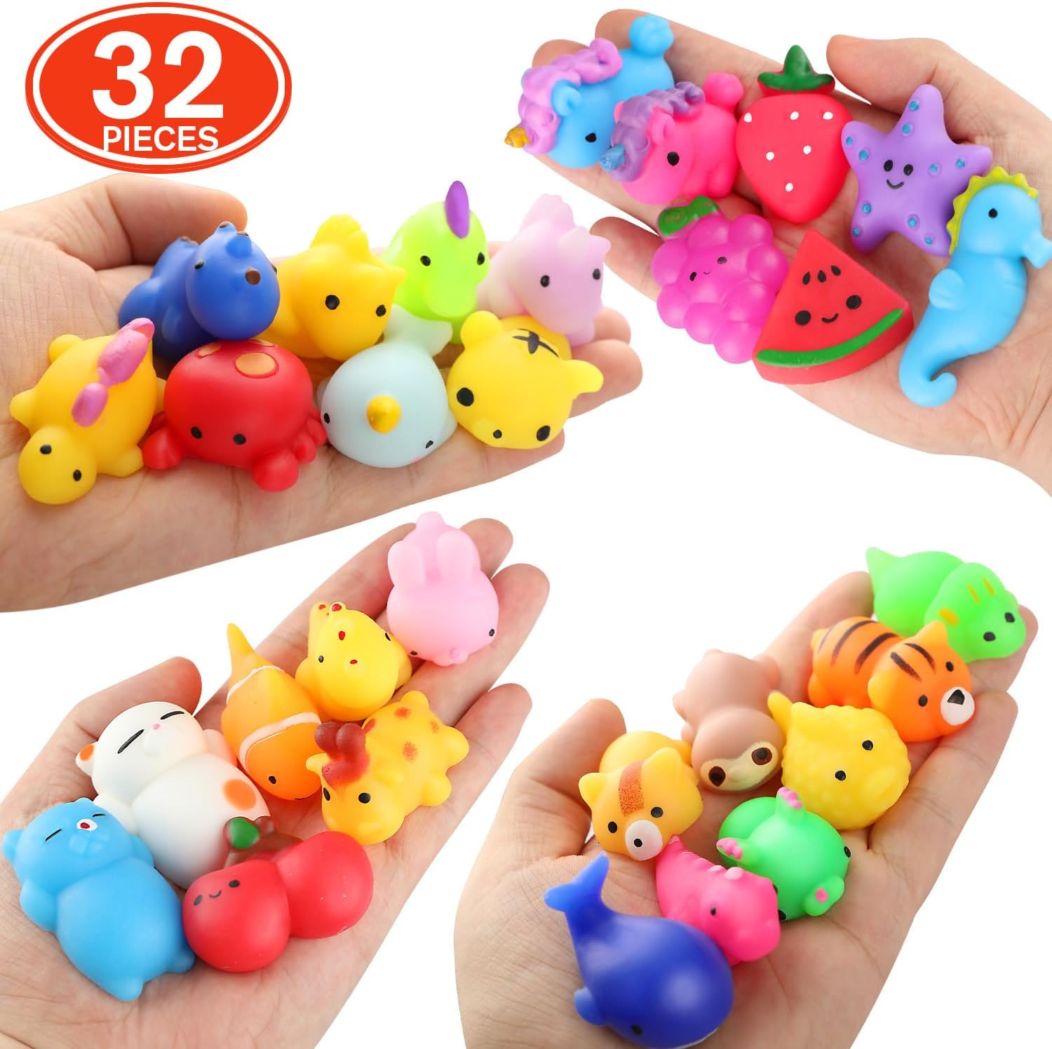 Detalle 2 de nobasco Squishies 26-Pack Mochi Cat Squishies