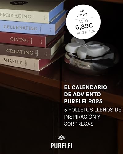 Detalle de Purelei calendario adviento joyas 2025 (Oro rosa): 25 piezas exclusivas para lucir todo el año
