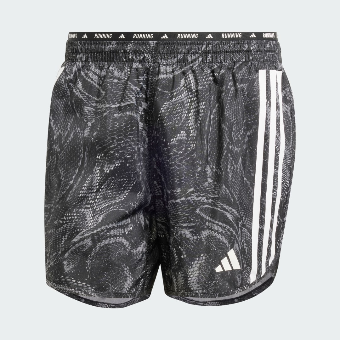 Detalle de Pantalón corto Own the Run Excite Allover Print AEROREADY de Adidas