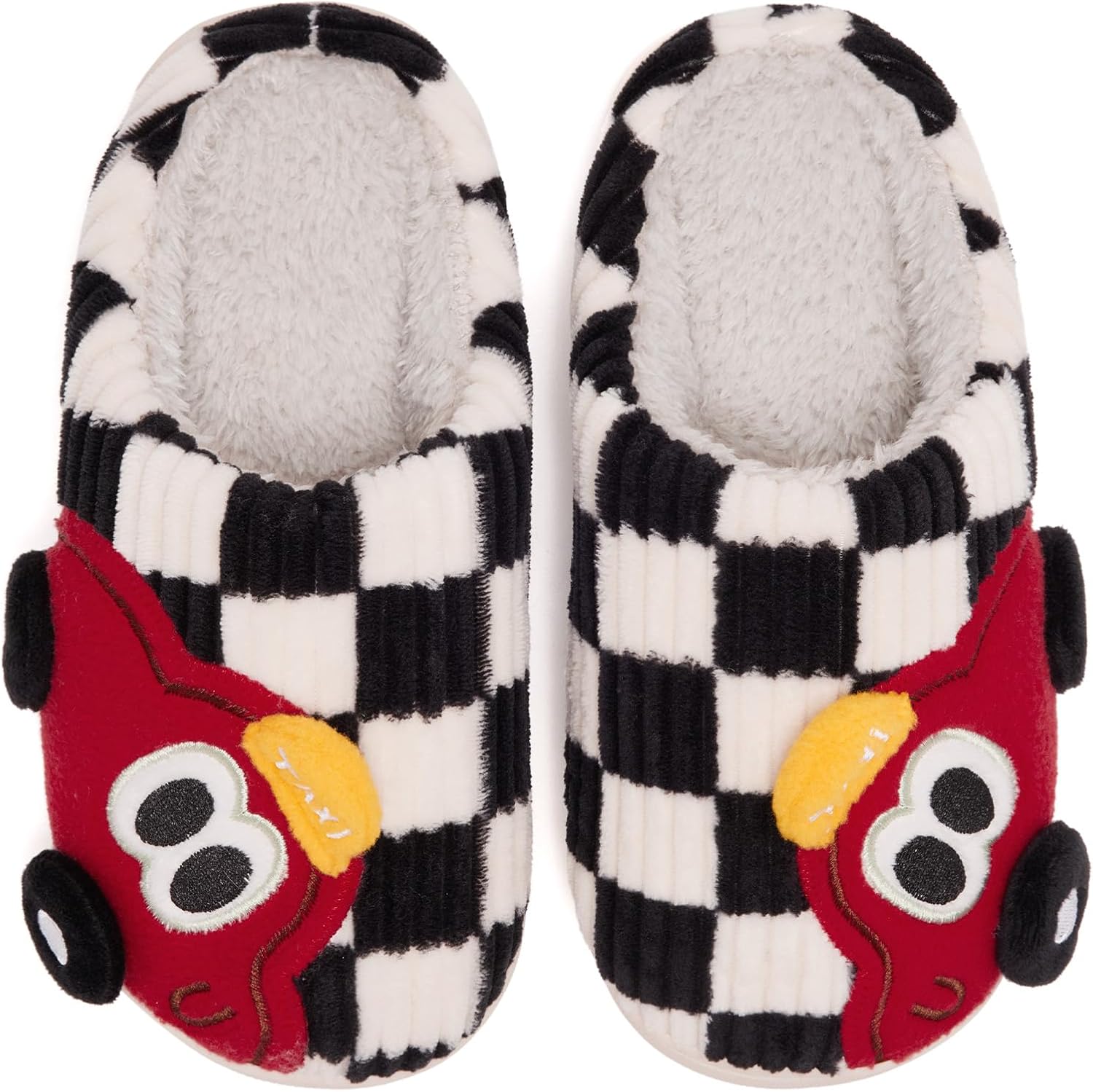 Thumbnail 6 de Guyarns Kids Slippers for Boys and Girls - Plush Lined Memory Foam Checkered Slippers with Non-Slip Sole