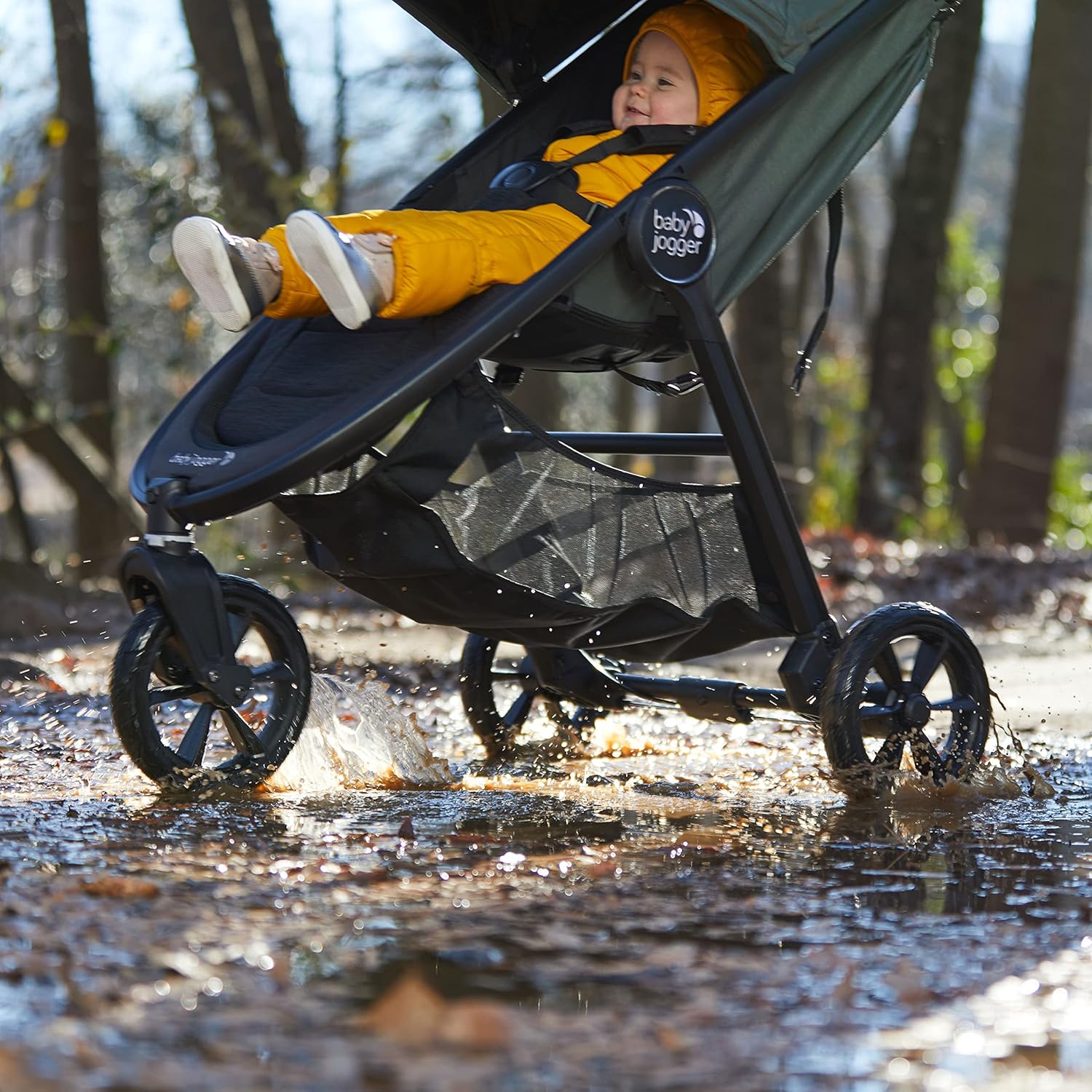 Thumbnail 1 de Baby Jogger City Mini GT2 Kombi-Kinderwagen mit Allradfederung & Einhand-Faltsystem (Opulent Black)