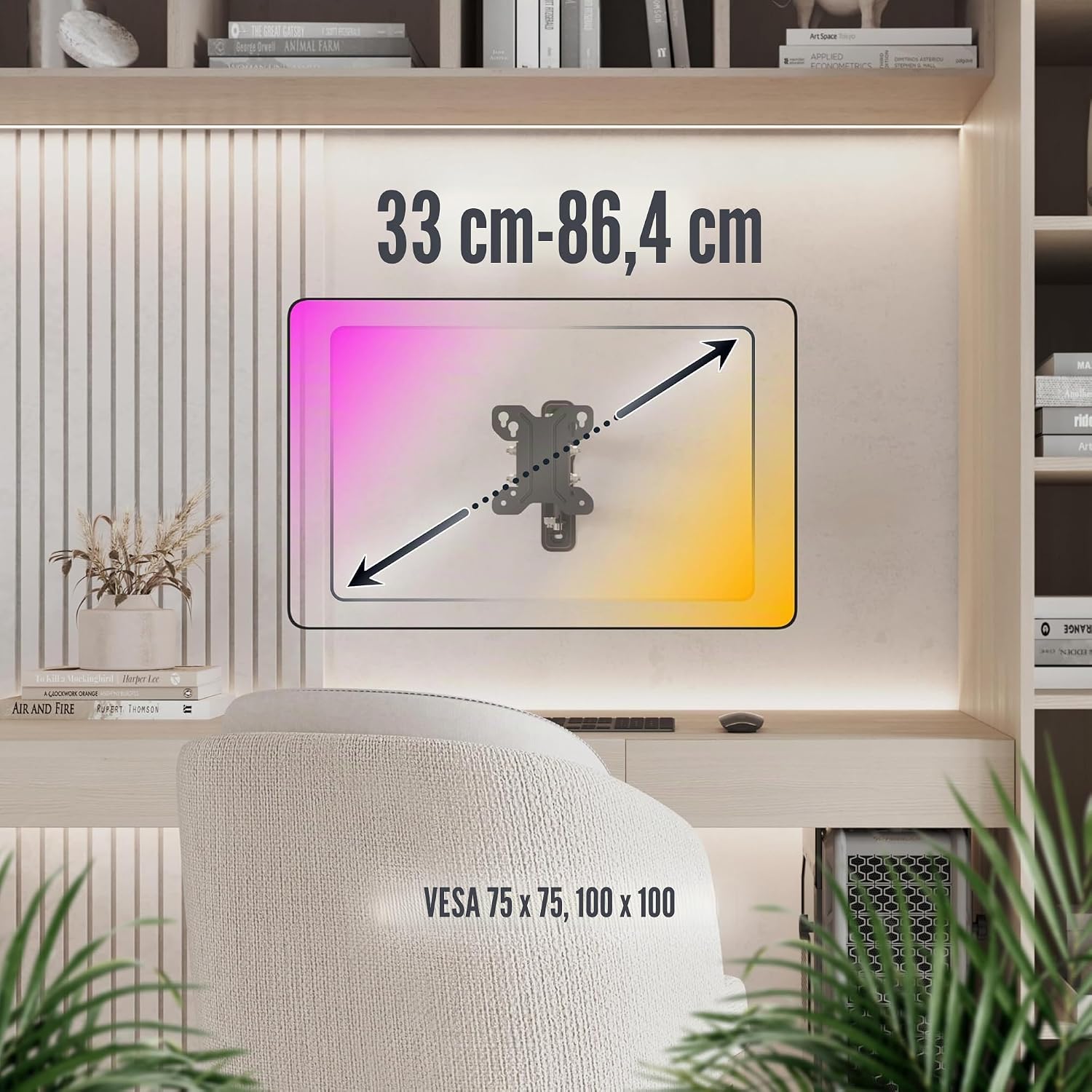 Detalle 2 de RICOO S7911 support mural 13-30"