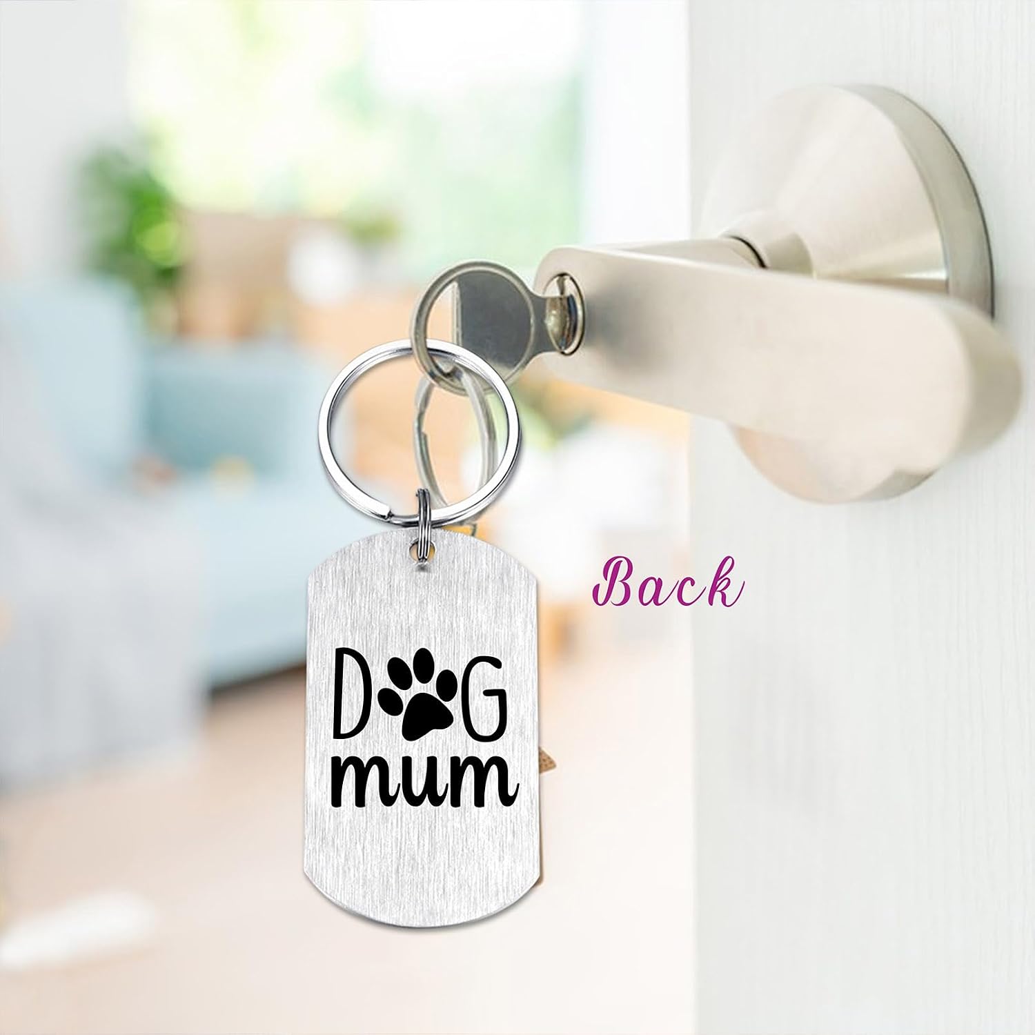 Thumbnail 4 de EE&YU Dog Mum Keyring for Dog Lovers