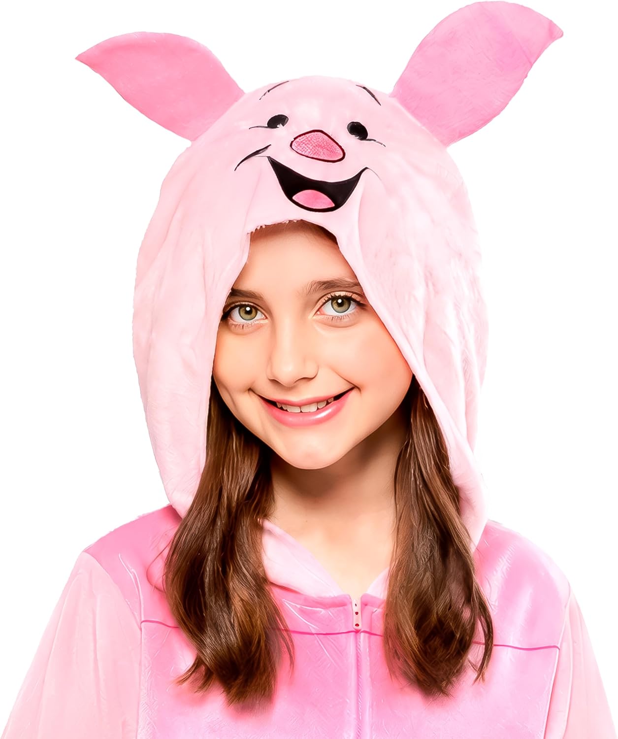 Detalle 1 de Party City Disney Winnie the Pooh Piglet Zipster Costume for Kids