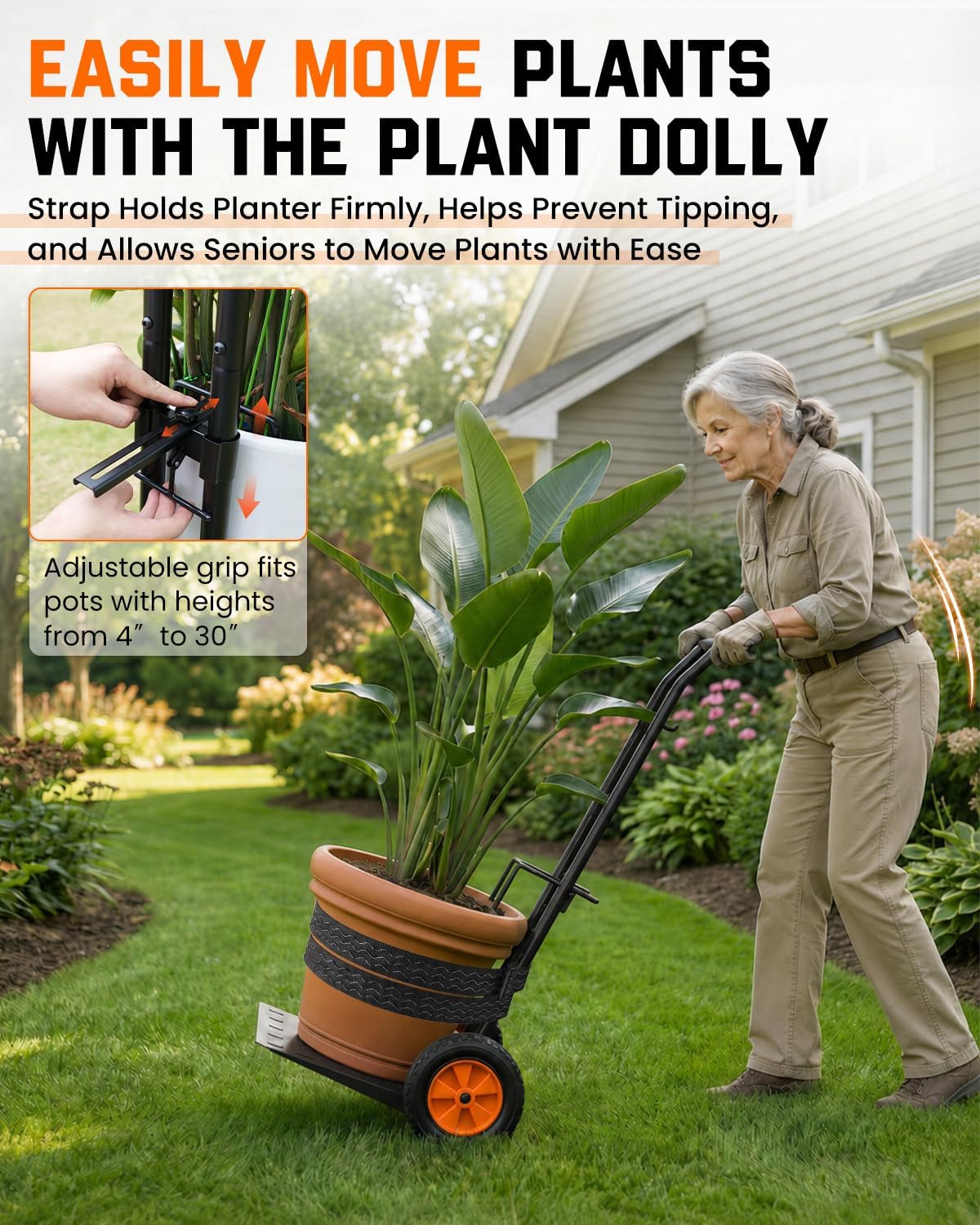 Thumbnail 3 de OICIPT Plant Caddy with Wheels, 176 lb Capacity