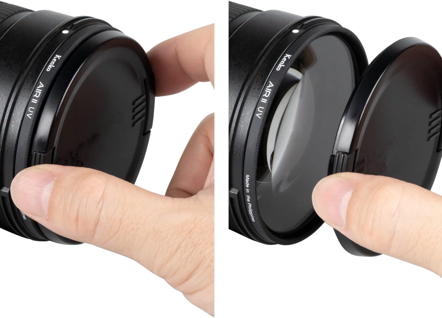 Detalle 1 de Kenko AIR II UV 77mm Objektivfilter – UV-Schutz und Kantenschutz für Outdoor-Aufnahmen