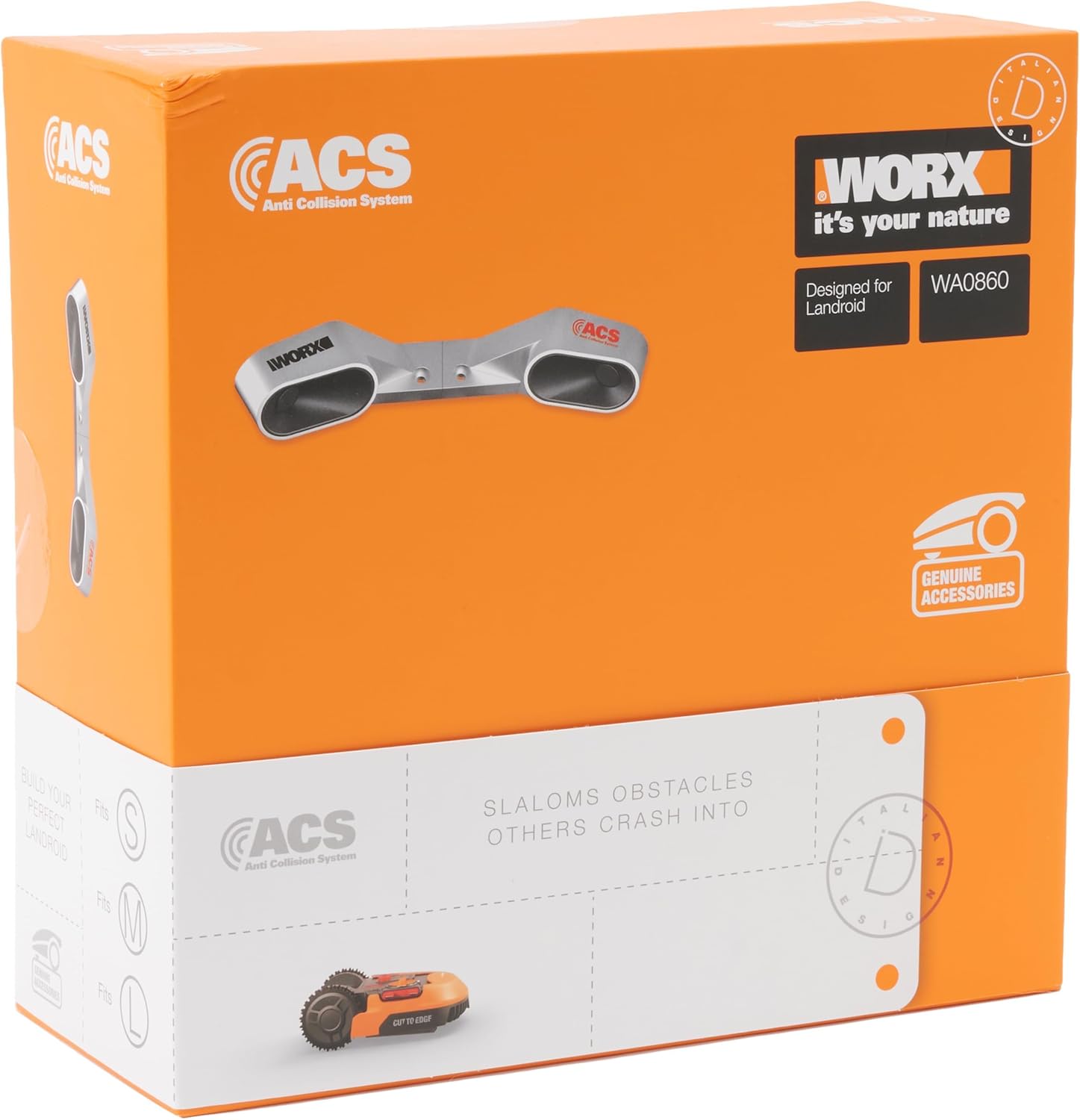 Detalle de Worx WA0860 Landroid Modul Kollisionssensor (ACS) zur Hindernisvermeidung, kompatibel ab 2019