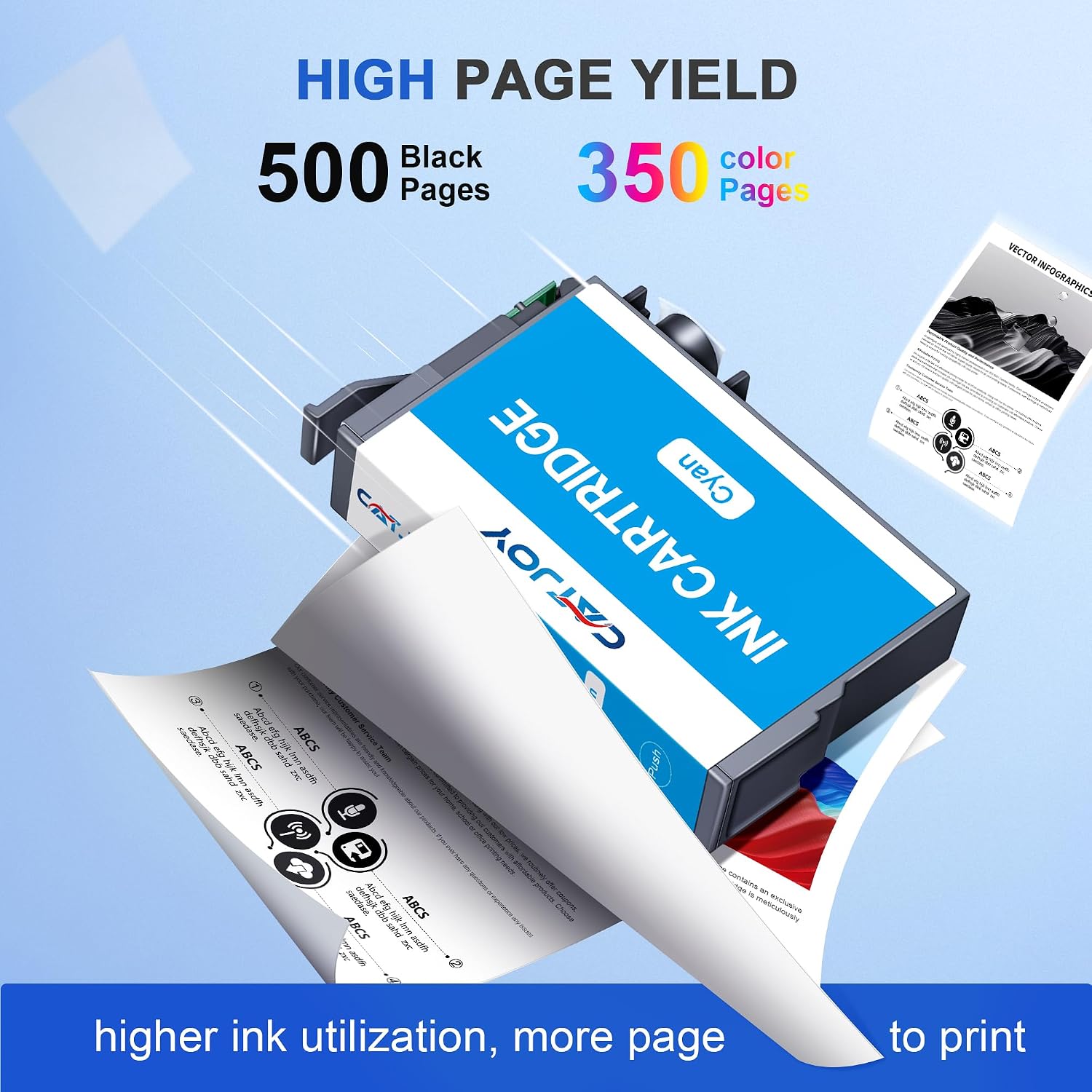 Thumbnail 2 de CATJOY 603XL ink cartridges 4-pack 🖨