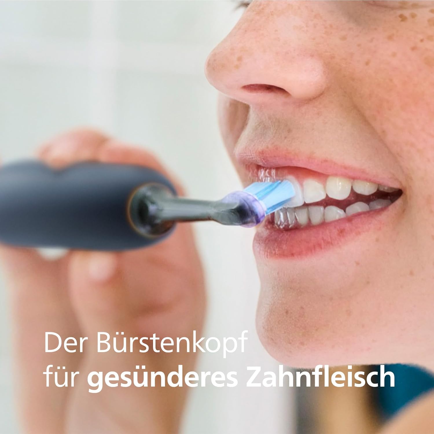 Detalle 2 de Philips Sonicare G3 Premium Gum Care Ersatzbürstenköpfe, Original, 4er-Pack, HX9054/88 – Schwarz