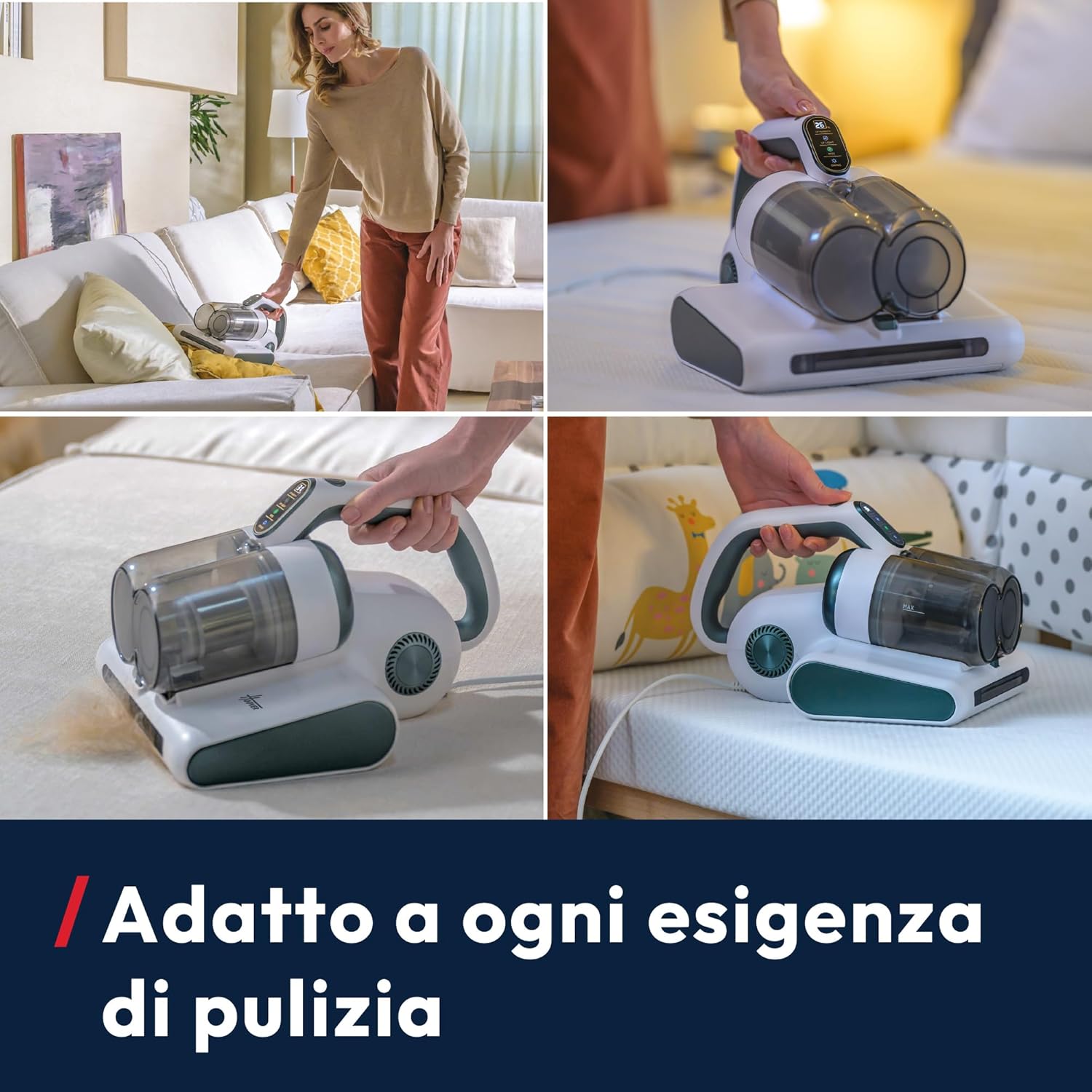 Thumbnail 4 de Hoover Battimaterasso HMC5: aspirapolvere 4 in 1 per materassi e divani, con luce UV e asciugatura