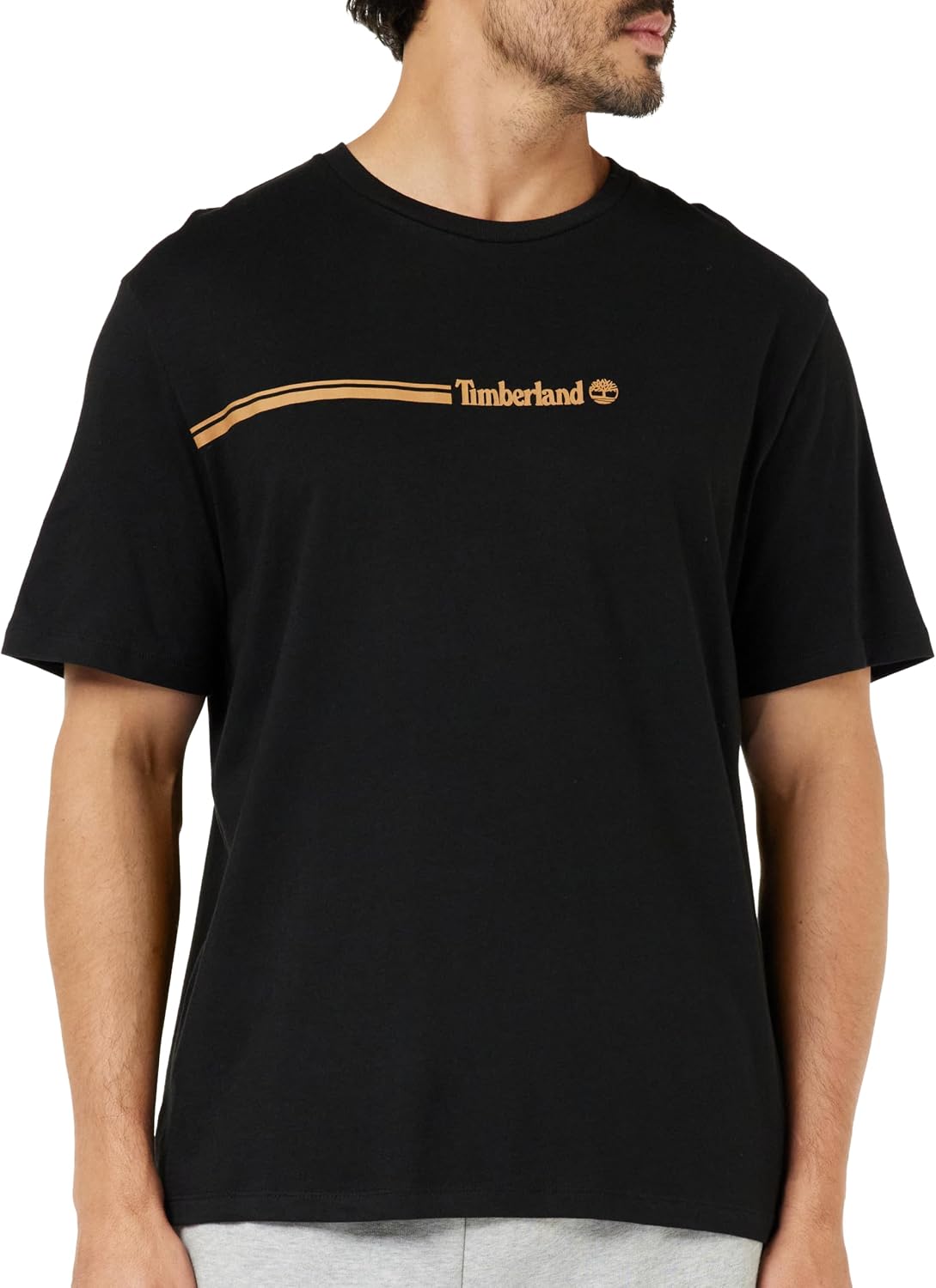 Detalle 2 de Timberland Short Sleeve Tee 3 Tier3 T-Shirt Uomo — Pacco da 1