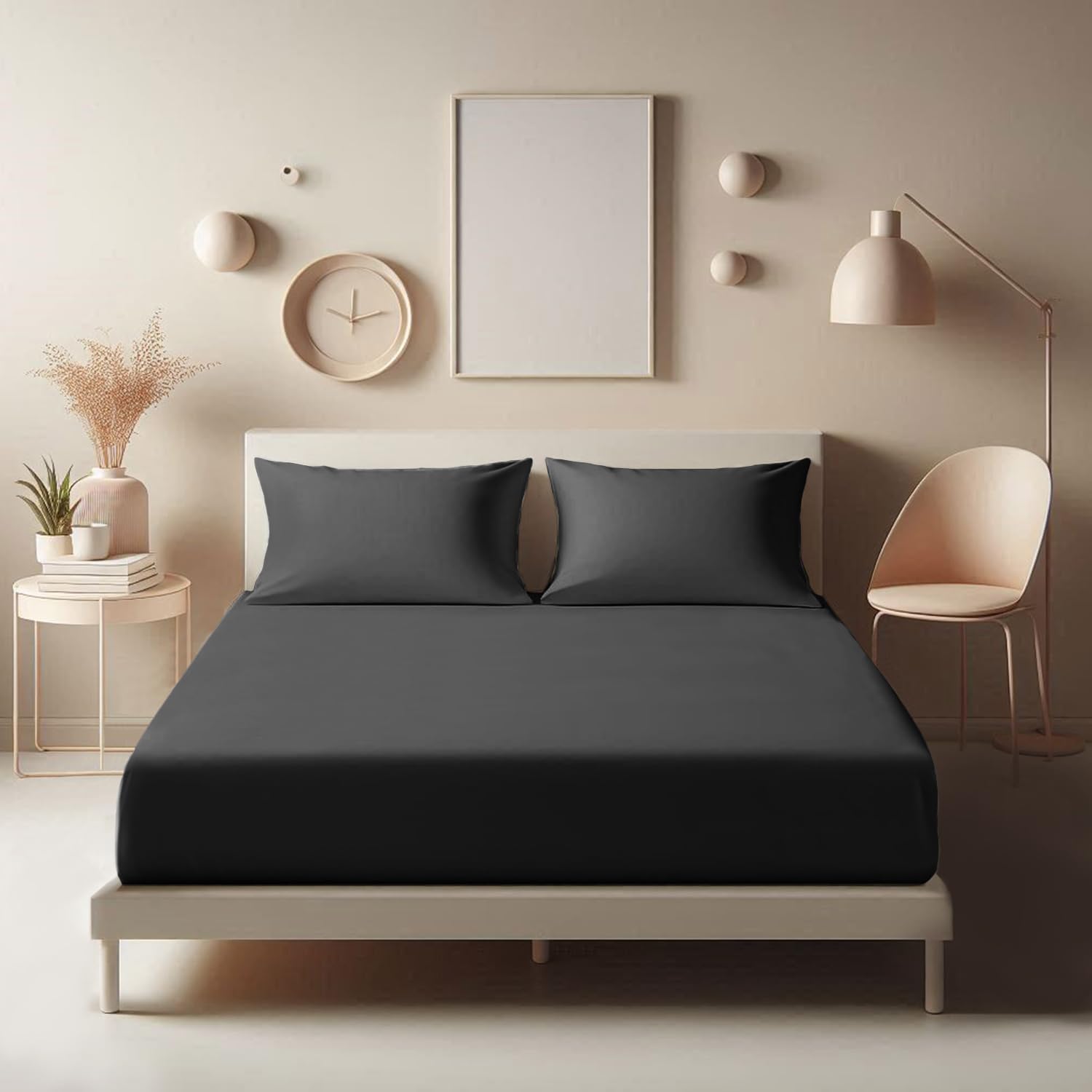 Detalle 2 de Aspire Homeware Double Fitted Sheet 25 cm