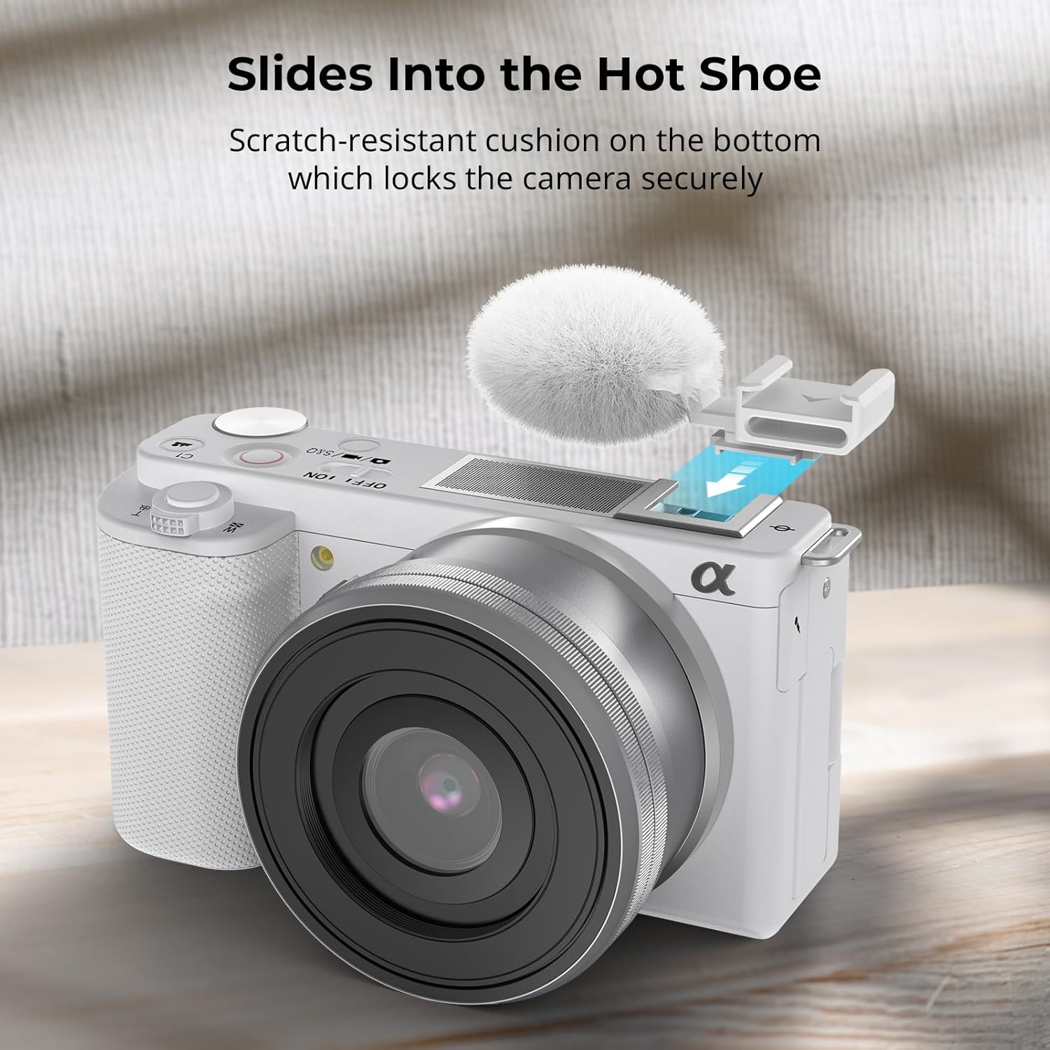 Detalle 2 de SMALLRIG 4734 Adattatore Cold Shoe per Sony ZV
