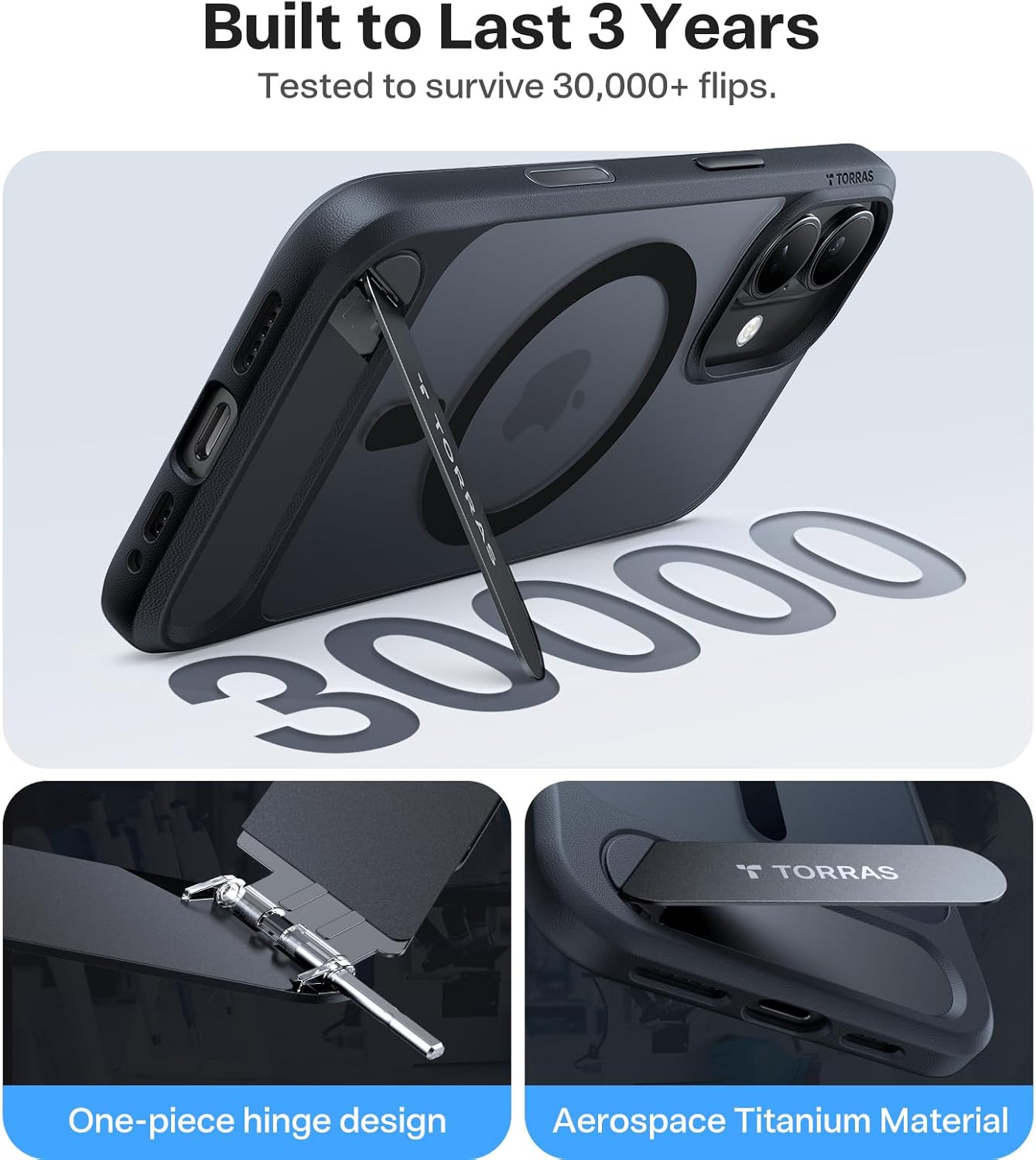 Detalle de iPhone 17 case stand 19N MagSafe titanium