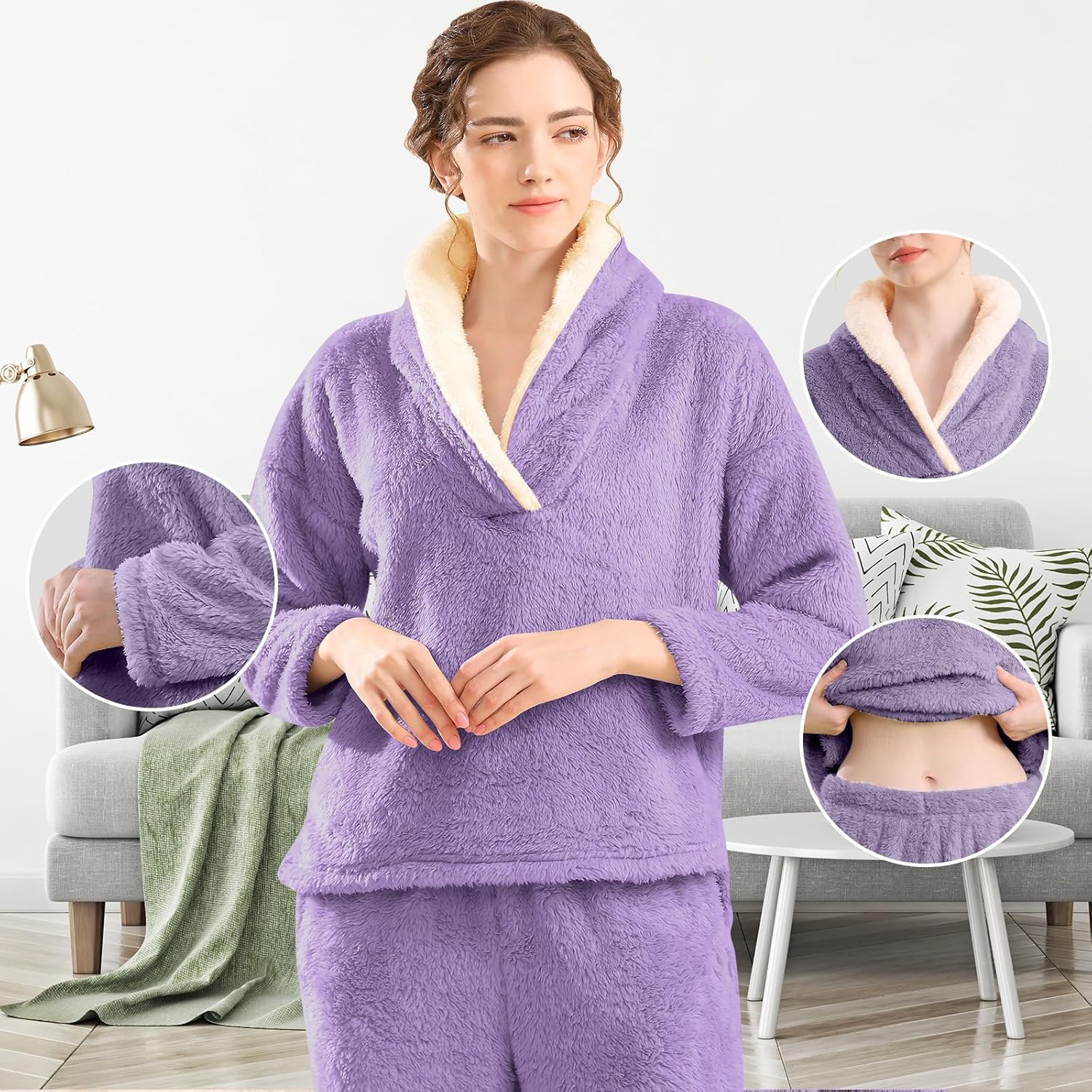 Detalle 2 de BOSECETA Fluffy Pajamas Set