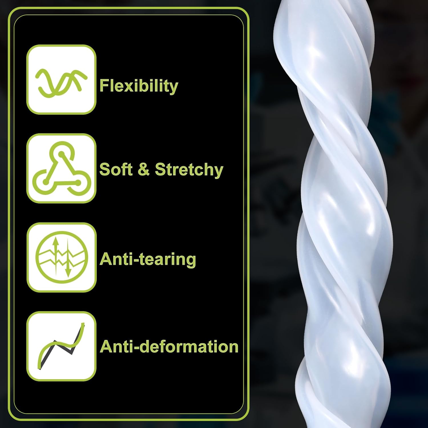 Thumbnail 2 de METALLIXITY Silicone Tubing (6mm ID x 8mm OD, 6m) – Clear, High-Temp, Flexible