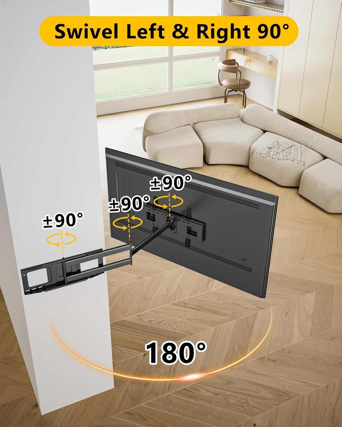 Detalle de WHYFONE Soporte TV 1219mm para 37-86"