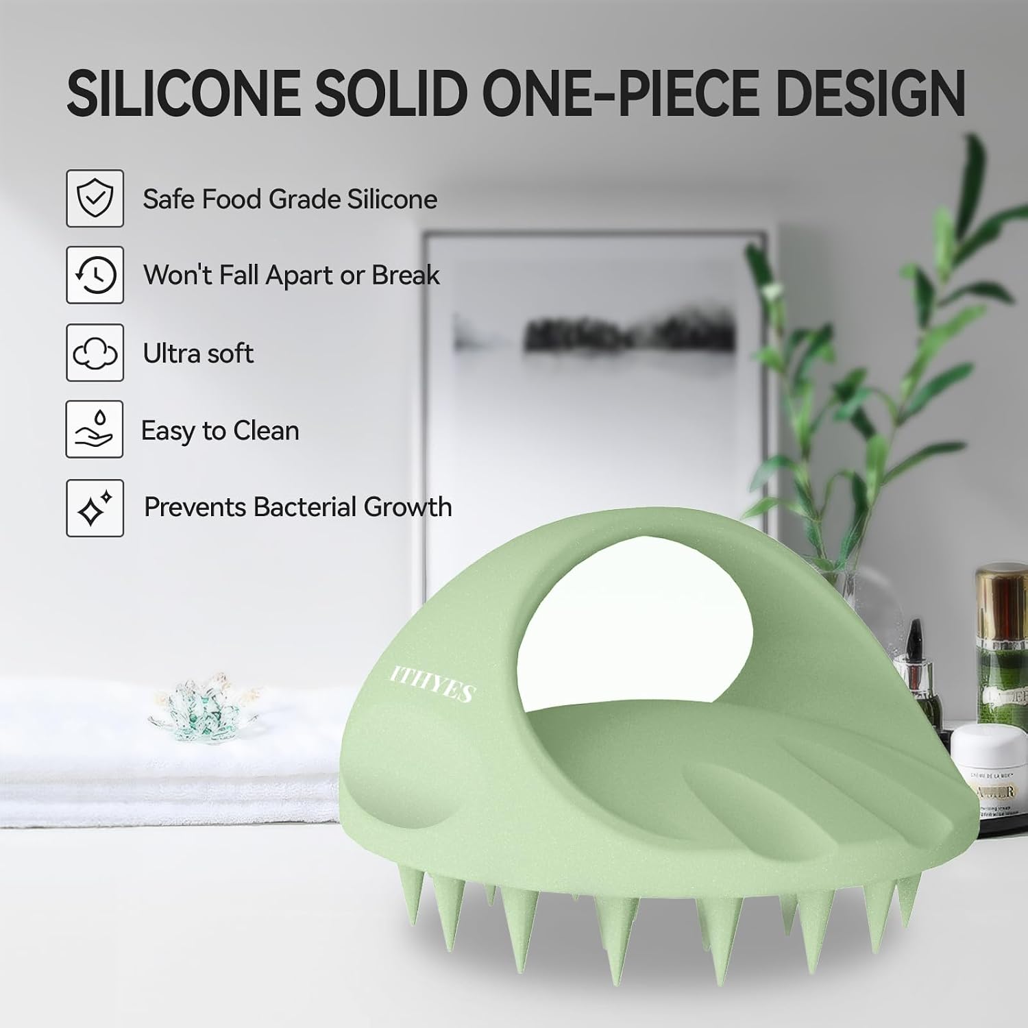 Detalle 2 de Ithyes 4364a6d6-c6e5-42cc-bf6f-491958593db1 38-Finger Silicone Scalp Brush