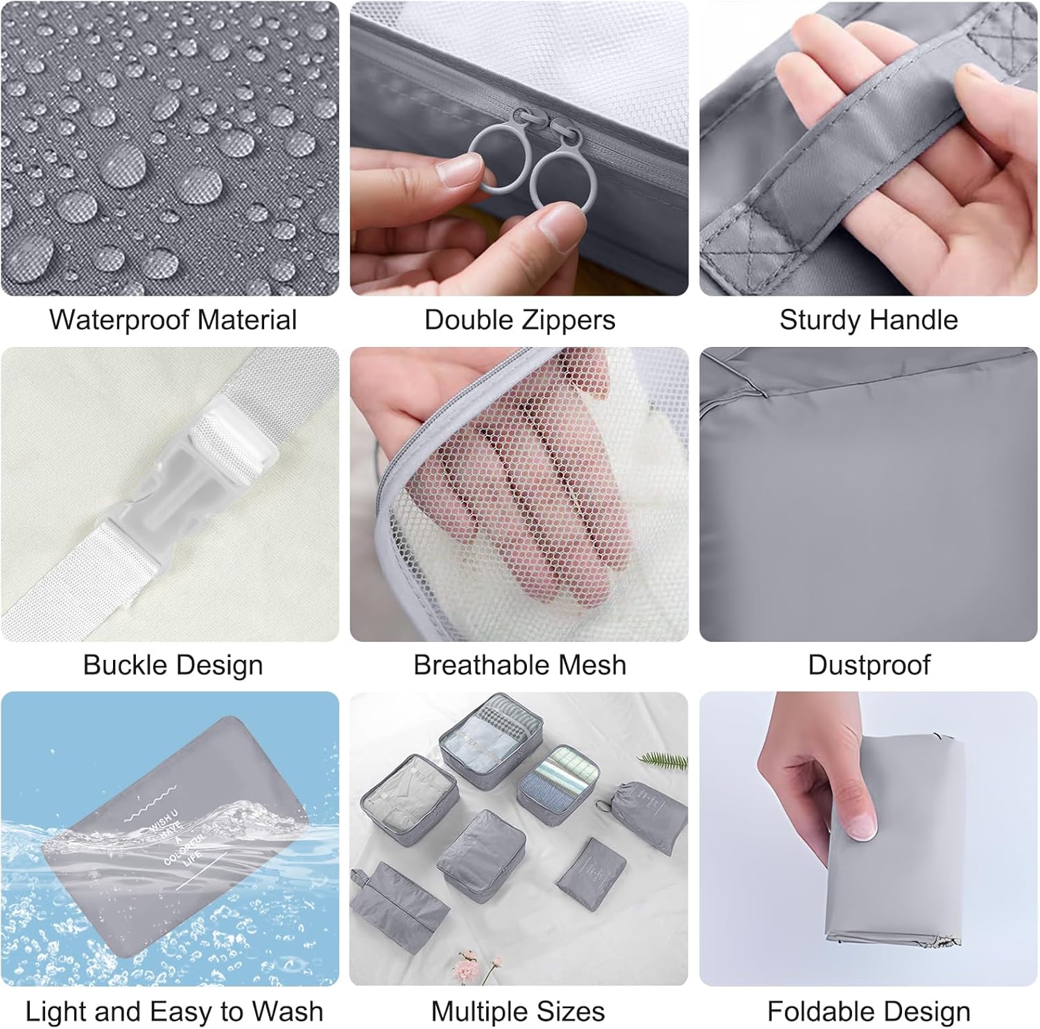 Thumbnail 5 de Koffer Organizer Set 10 Stück