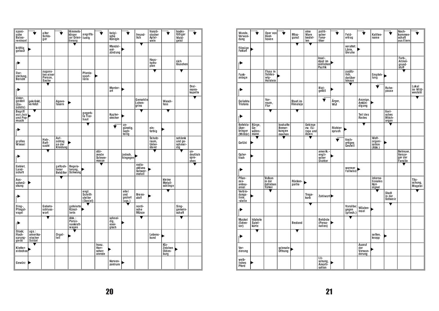 Detalle 2 de Korsordsbok, band 3 – över 280 korsord på tyska för vuxna
