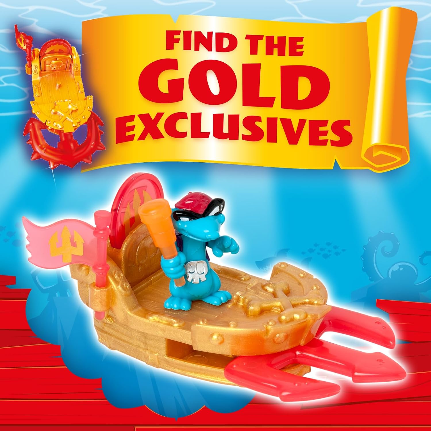 Detalle 2 de PIRATIX Seria Shark Treasure – łódź Sea Speeder z figurką i akcesoriami