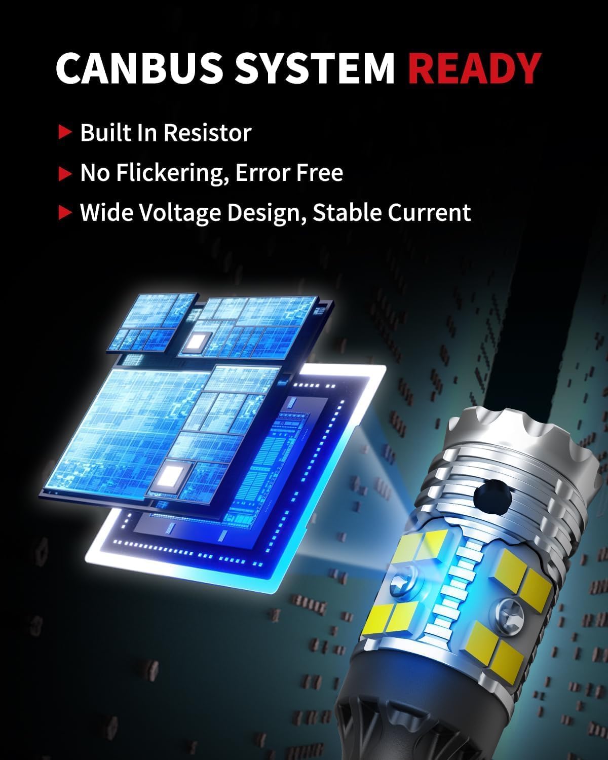 Thumbnail 3 de LASFIT 921 LED 6000K Backup Light Bulbs 2pcs