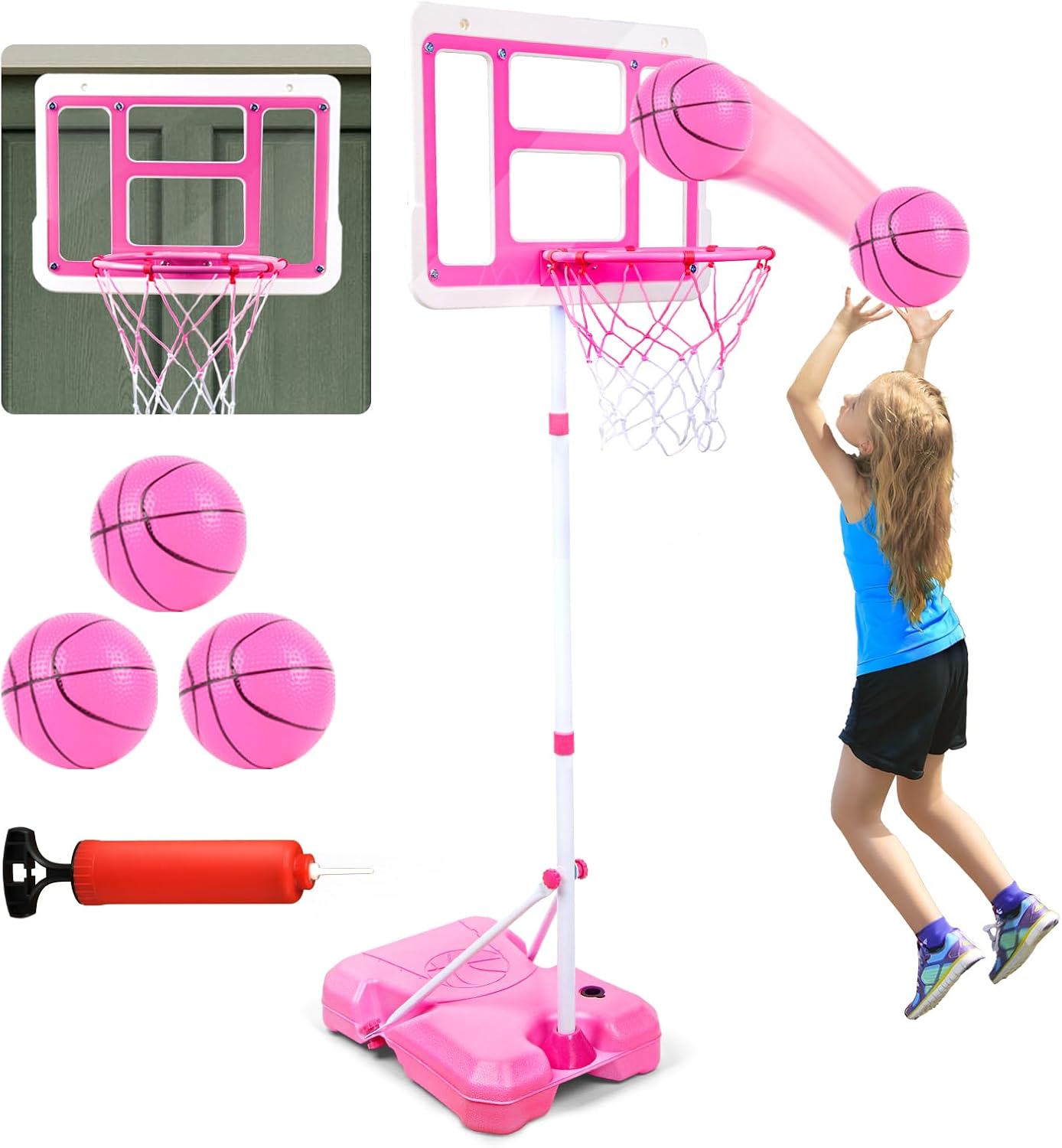 Kids Basketball Hoop 3.5FT-6.2FT
