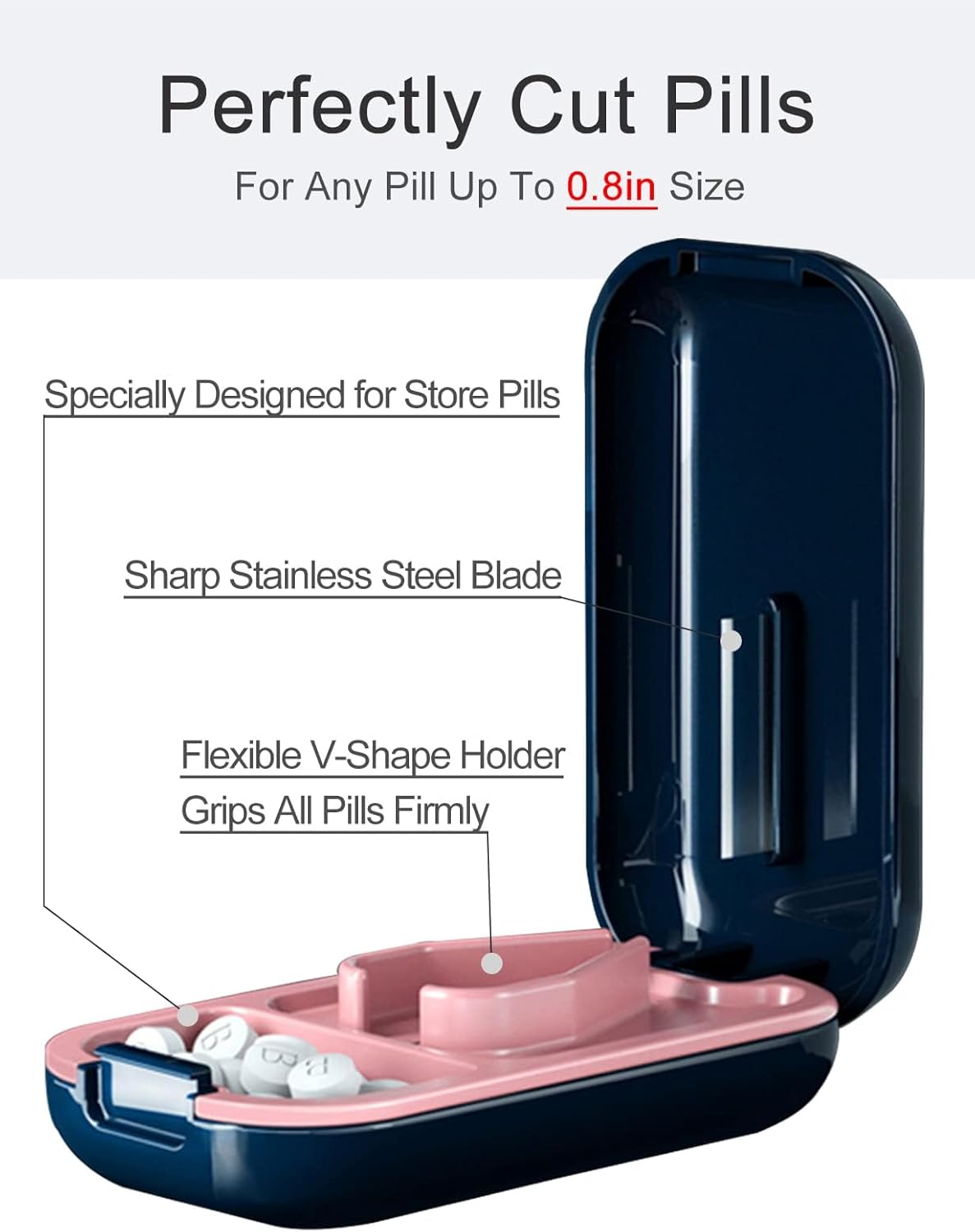 Detalle 2 de DUBSTAR Small Pill Cutter for Tiny Pills ๐