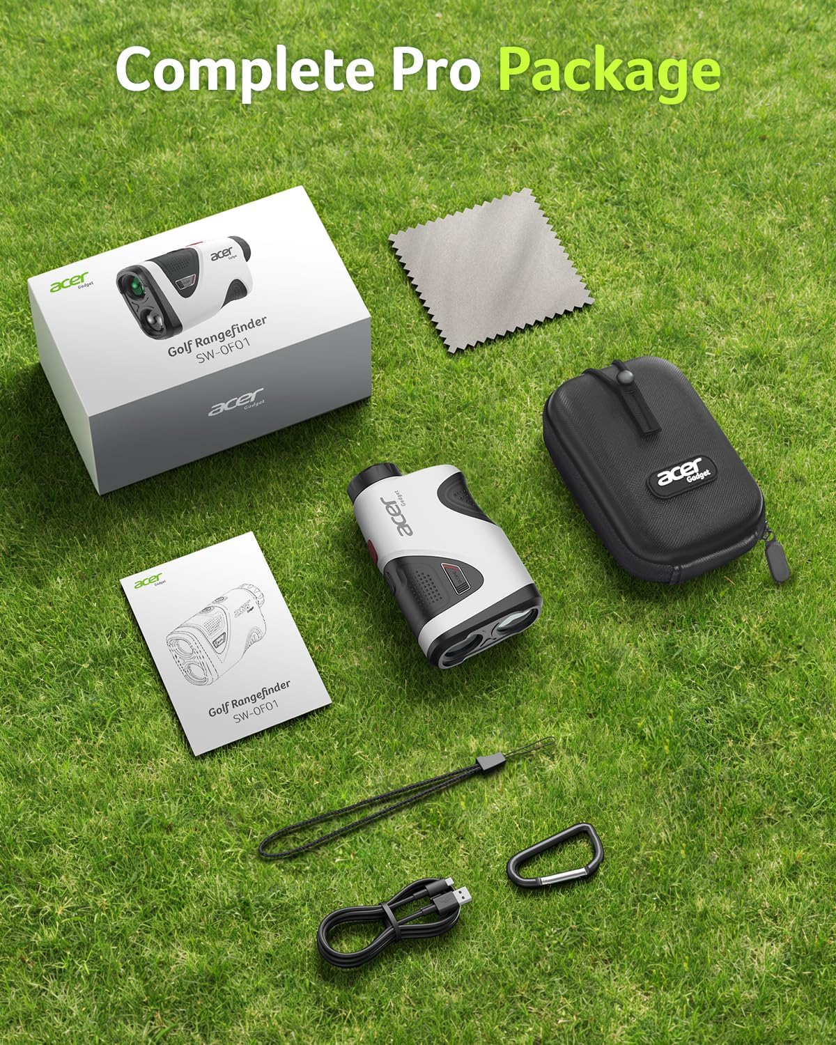 Thumbnail 6 de Acer Pro Golf Rangefinder with Slope Switch and Pin Lock: 1200-Yard Laser Precision