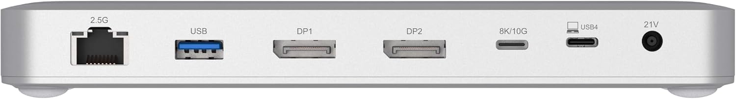 Detalle de D-Link DUF-901 Docking Station USB4 9‑in‑1: hub USB‑C con doppio display 8K