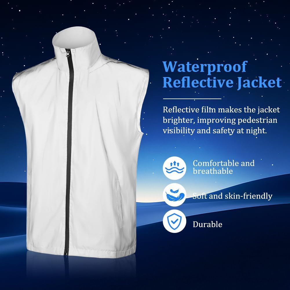 Thumbnail 3 de BSBUY Veste sans manches vélo Gilet réfléchissant Haute Visibilité